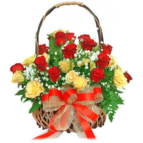 Arrangements of 24 Assorted Roses