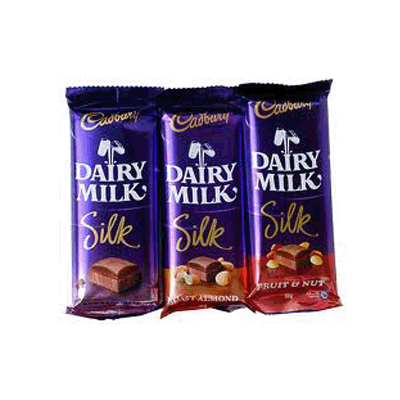 Pack of 3 Cadbury Silk