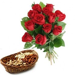 Mixed Dry Fruits with Roses