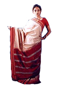 Polycotton saree